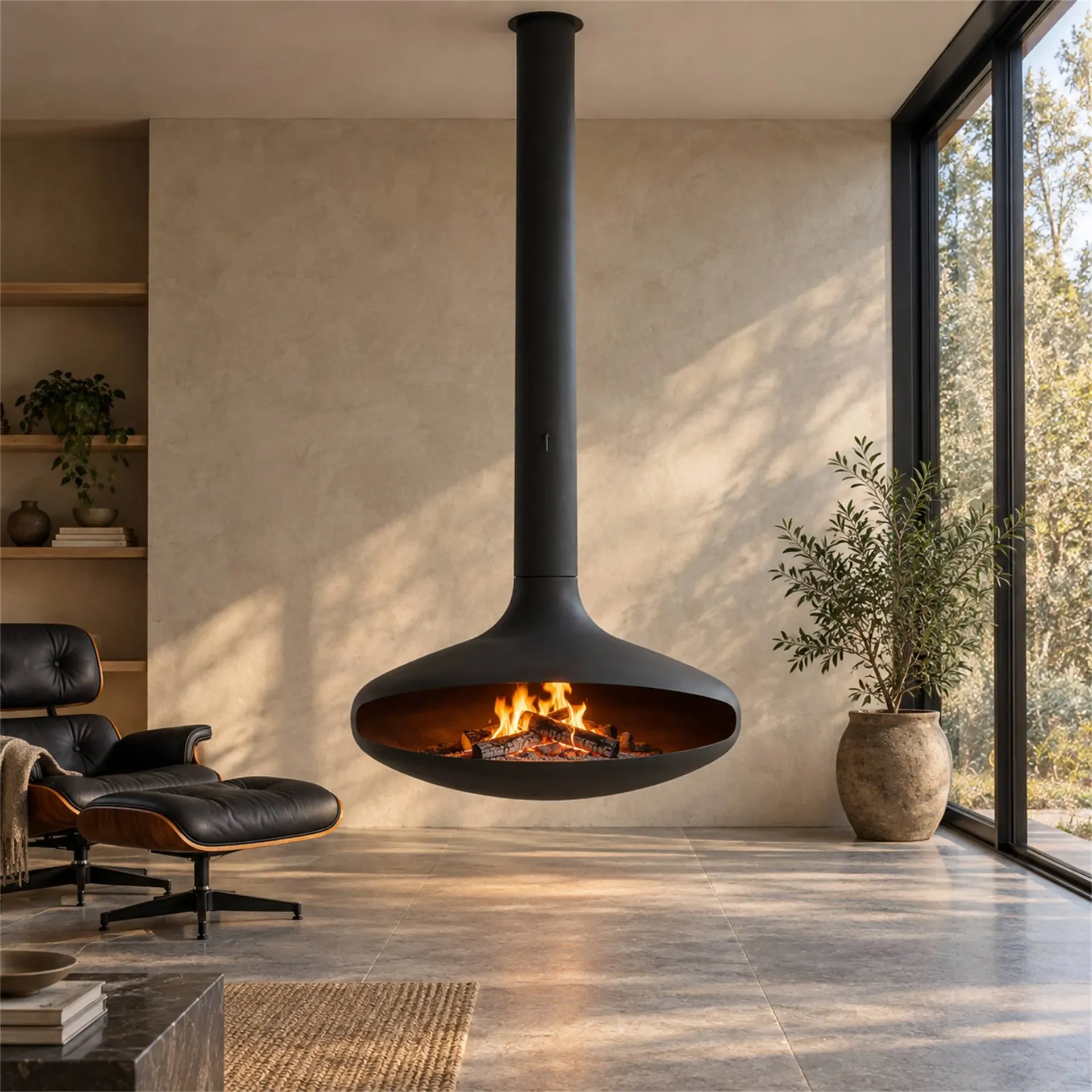 Soucoupe Suspended Fireplace
